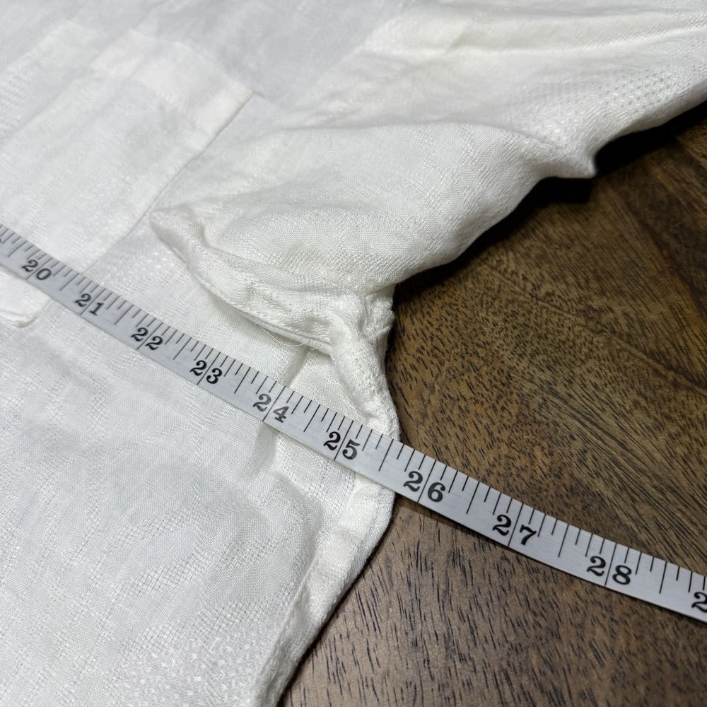 Tommy Bahama Anchors Aweigh Linen Button Down Shirt XL NEW white - Picture 9 of 10
